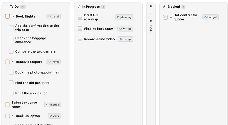 Obsidian kanban boards