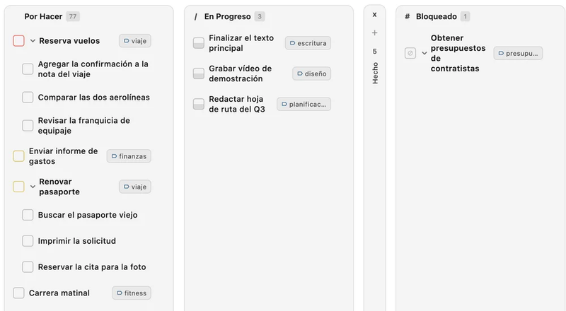 Tableros Kanban de Obsidian
