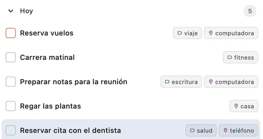 Hoy · TaskForge · Mac