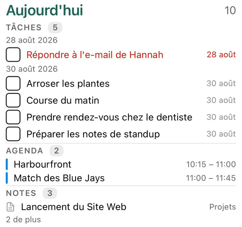 Widgets · TaskForge · iPhone