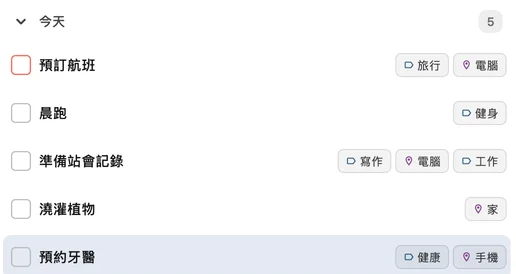 今天 · TaskForge · Mac