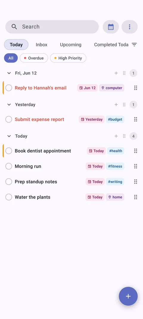 TaskForge Android kanban board view showing visual task organization optimized for Android touch interface