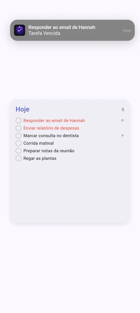 TaskForge Android com widgets de tela inicial e notificações inteligentes mostrando gerenciamento interativo de tarefas e lembretes de prazo