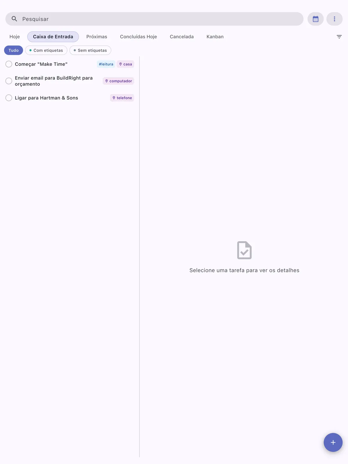 Visualização de quadro kanban TaskForge iPad mostrando organização visual de tarefas com funcionalidade de arrastar e soltar e gerenciamento de fluxo de trabalho baseado em colunas