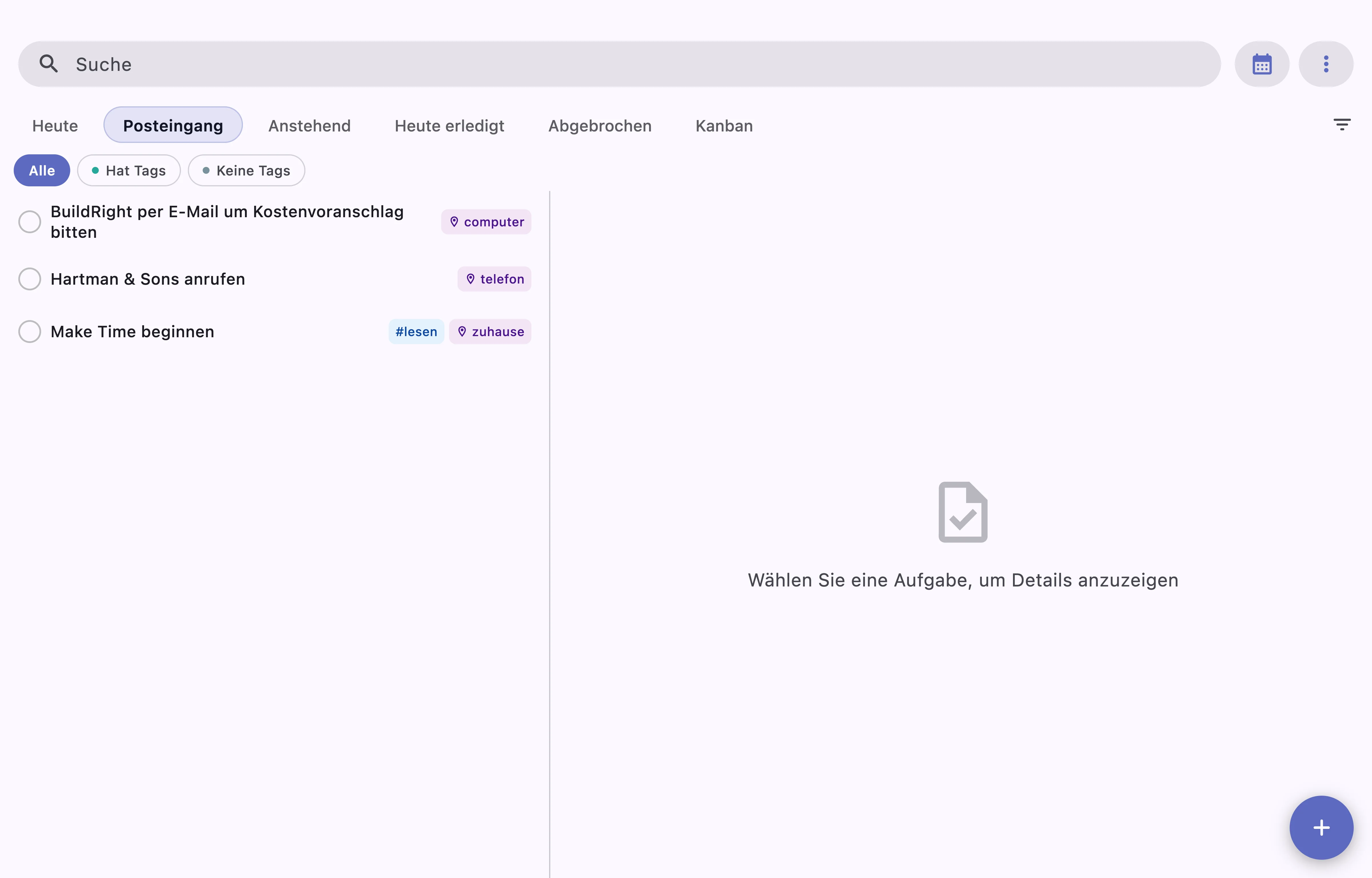 TaskForge Kanban-Board-Ansicht zeigt Obsidian-Projektmanagement-Workflow mit Spalten To Do, Doing und Done unter macOS