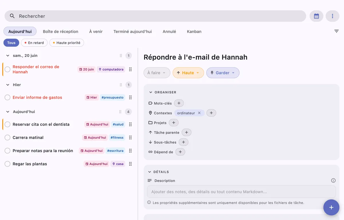 Aperçu de TaskForge